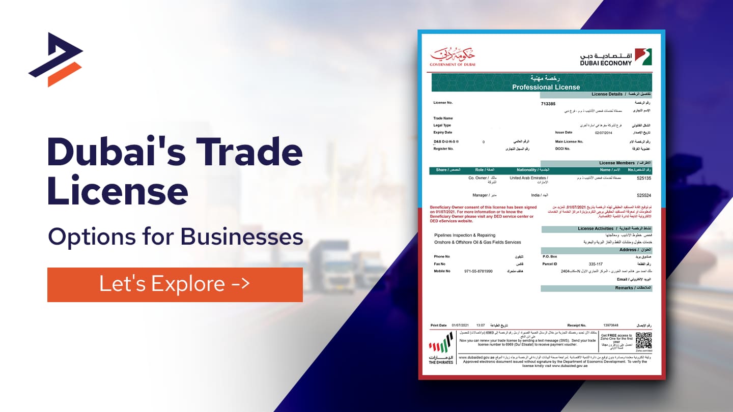 types of trade license in dubai