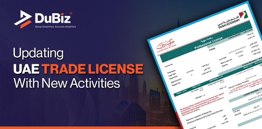 Add Activities in Trade License UAE